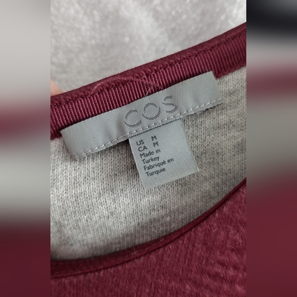 COS plum/wine/burgundy dress. EUC. Size M. - Picture 8 of 16